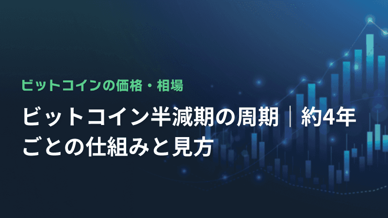 ビットコイン半減期の周期|約4年ごとの仕組みと見方