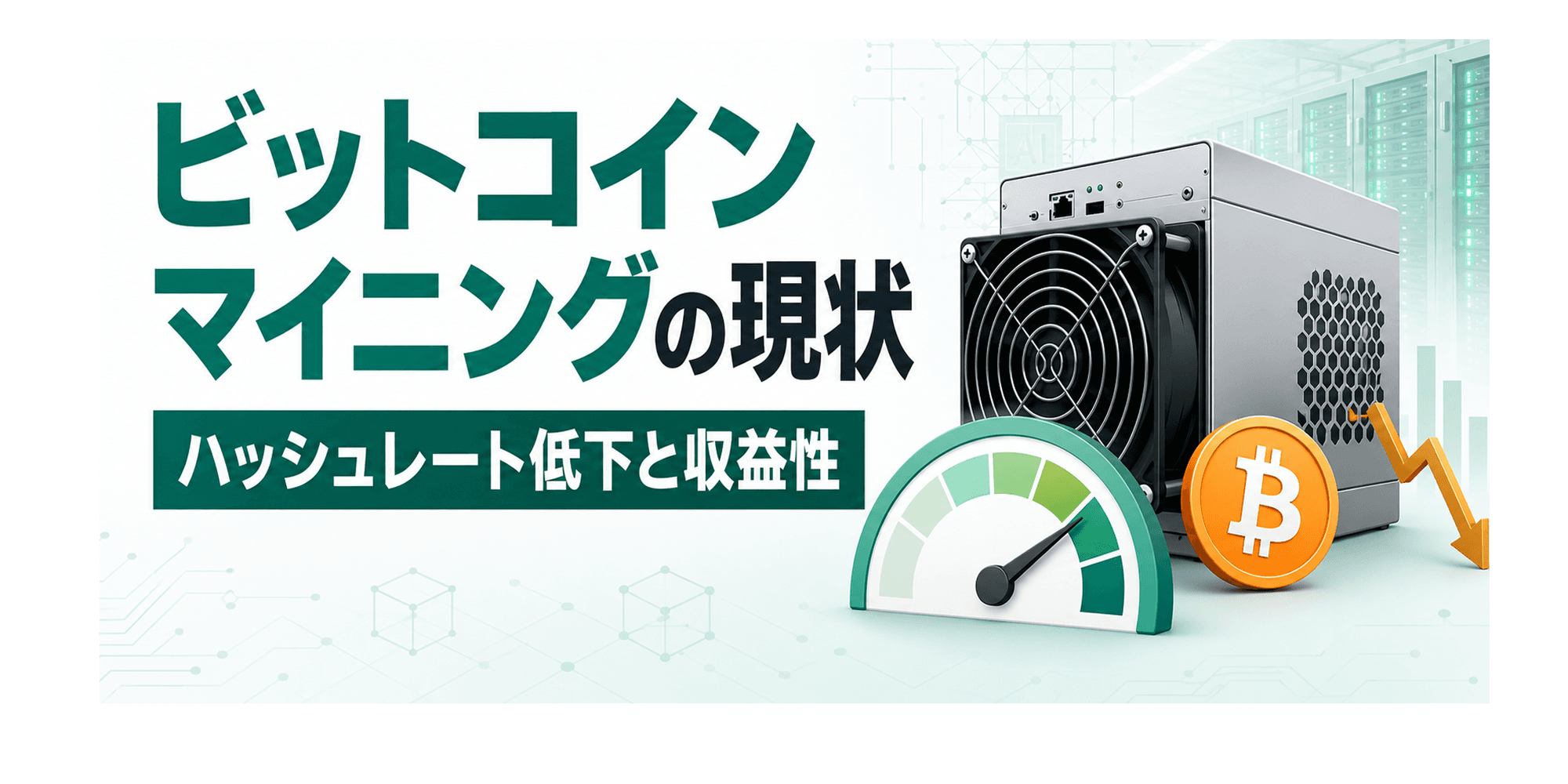 ビットコインマイニングの現状は?2026年のハッシュレートと収益性を解説