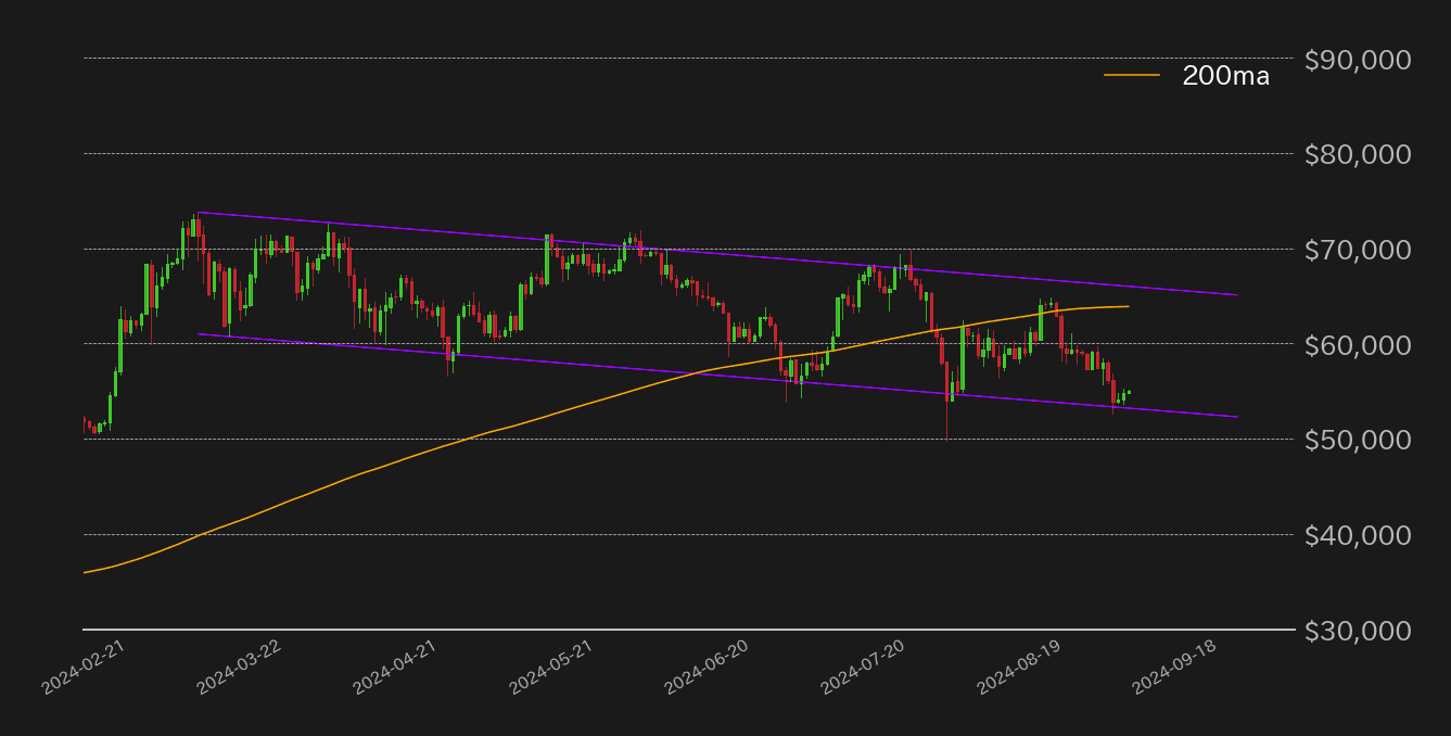 ビットコインドルチャート